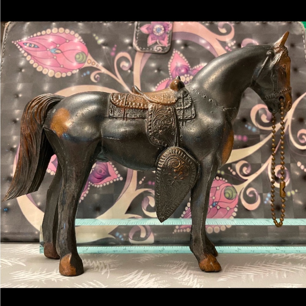 ✨✨ Copper Carnival Horse Figure 6.75”X 5.25”✨✨